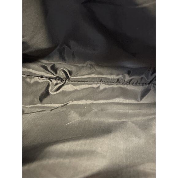 Jimmy Choo Tote Bag Black Velvet Silver Glitter Carry Overnight Velvet 15x5x12” - Picture 6 of 7